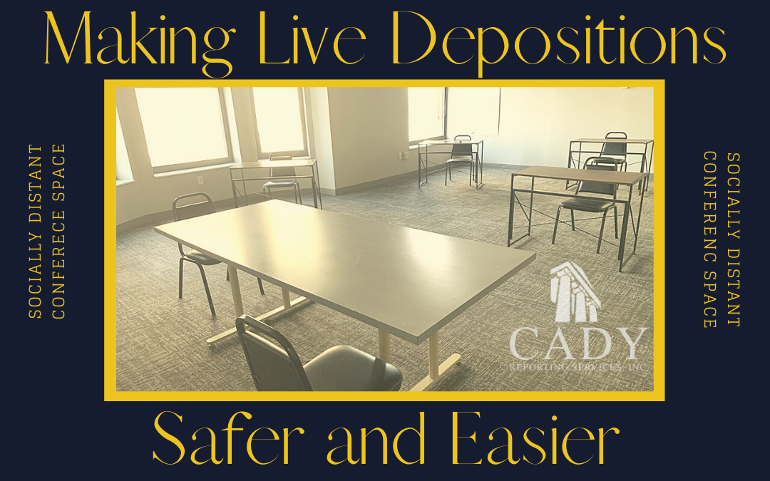 Cady Reporting Announces Socially Distant Conference Rooms